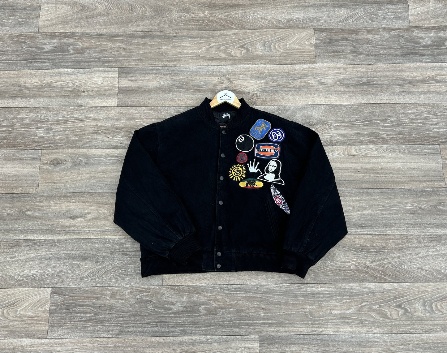 Stussy multi logo jacket