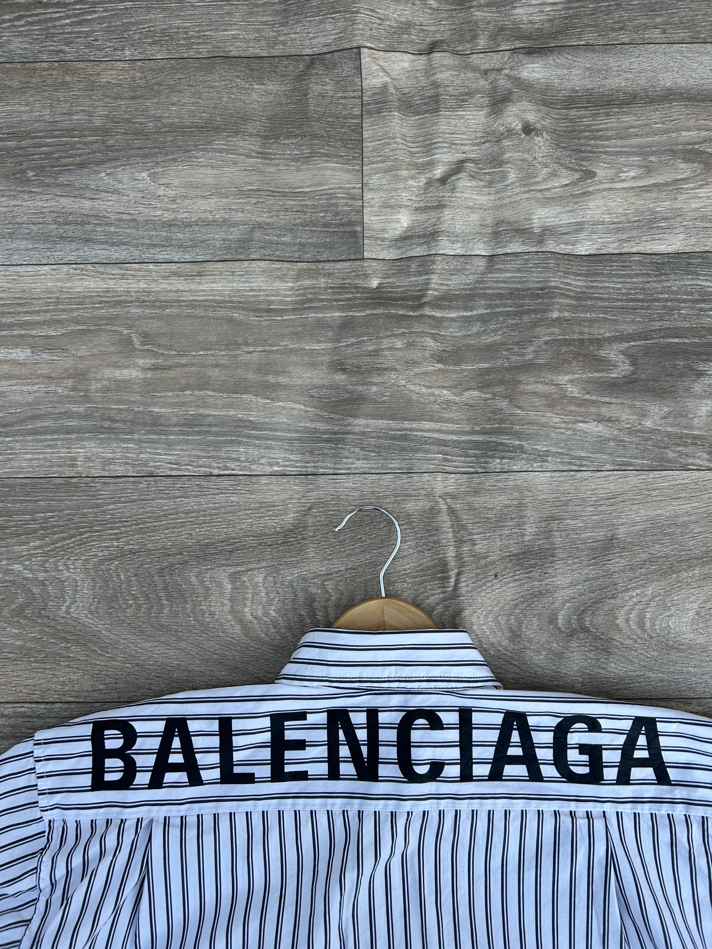 Balenciaga button up shirt