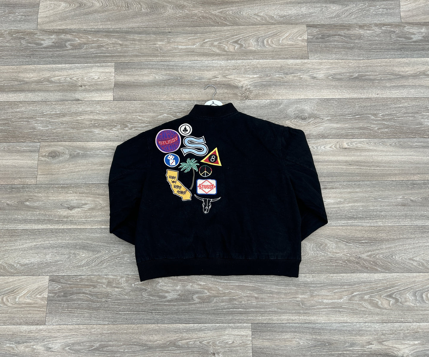 Stussy multi logo jacket