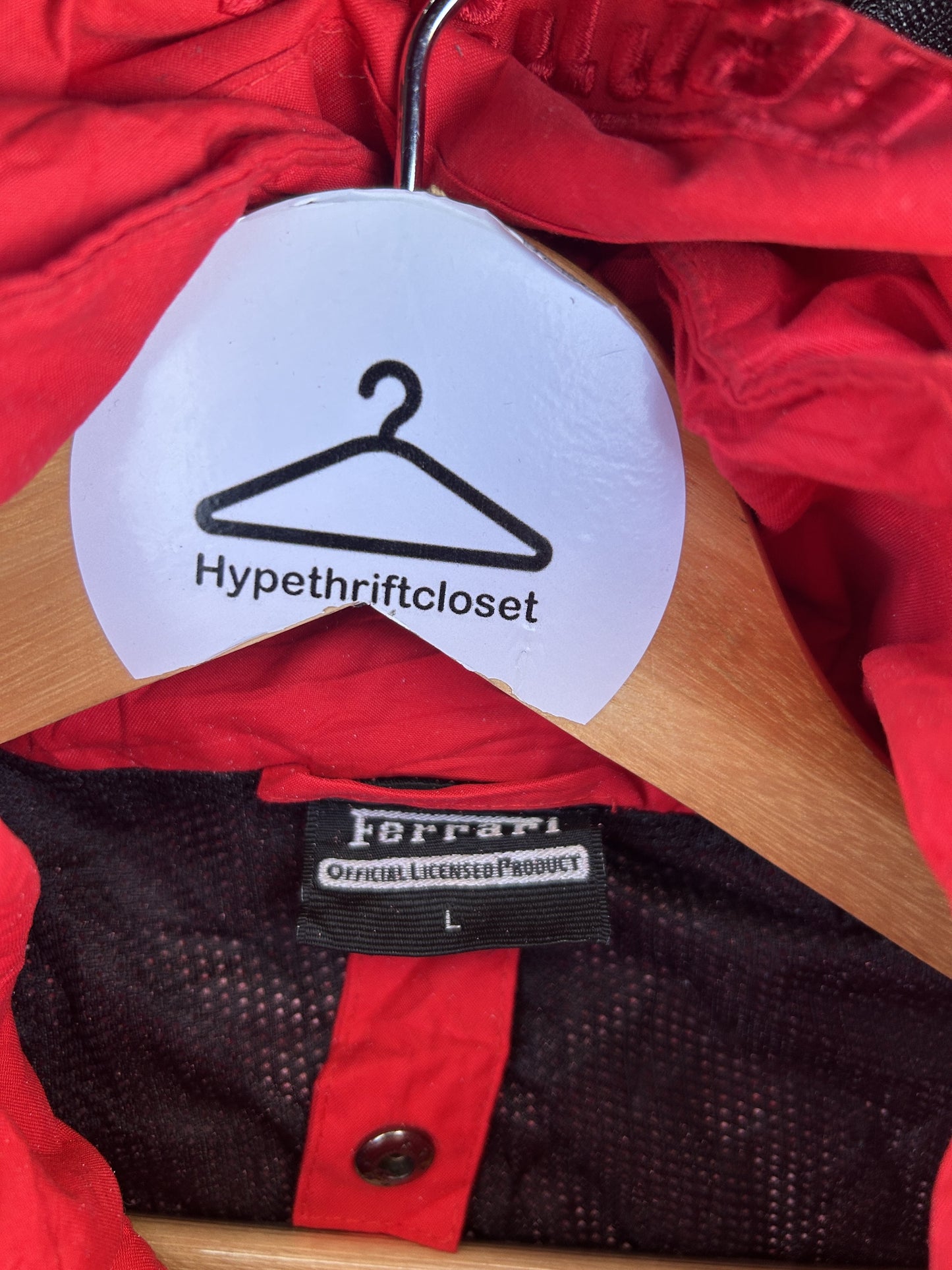 Vintage Ferrari logo jacket