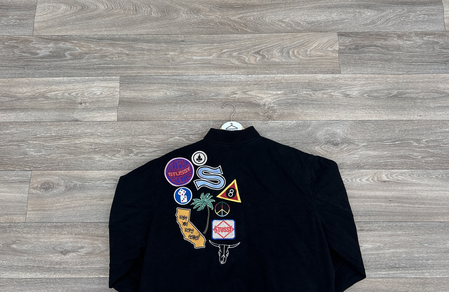 Stussy multi logo jacket