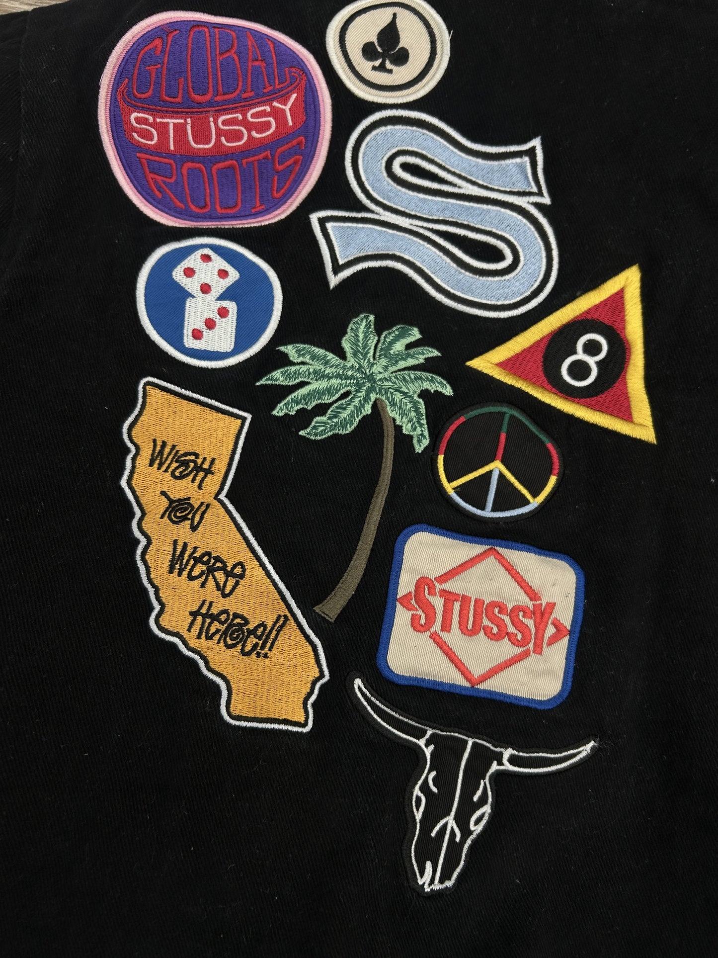 Stussy multi logo jacket