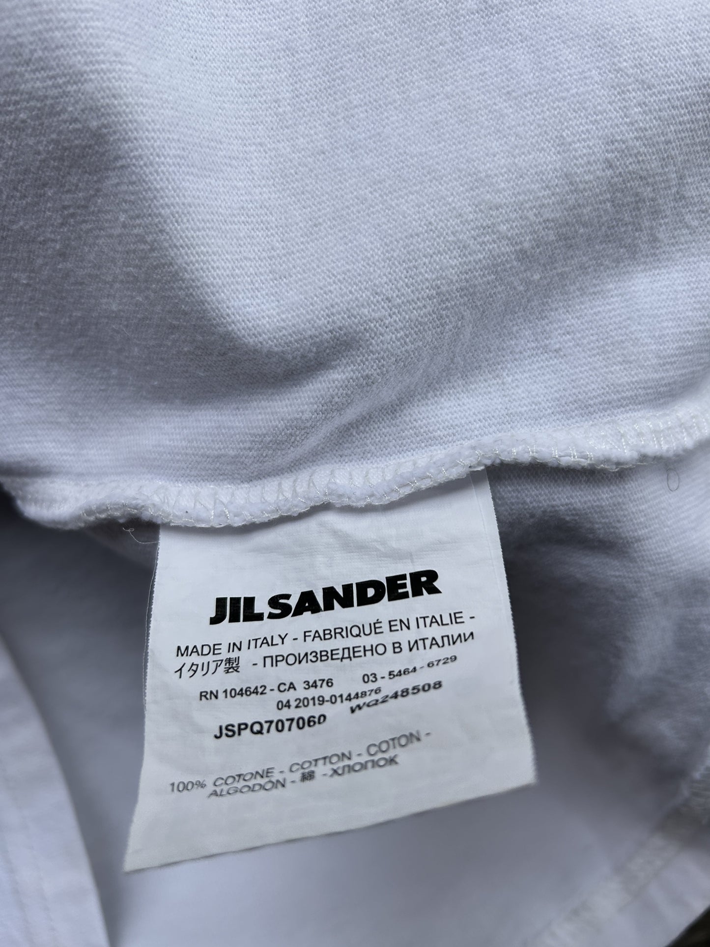 Jil Sander Logo print tshirt