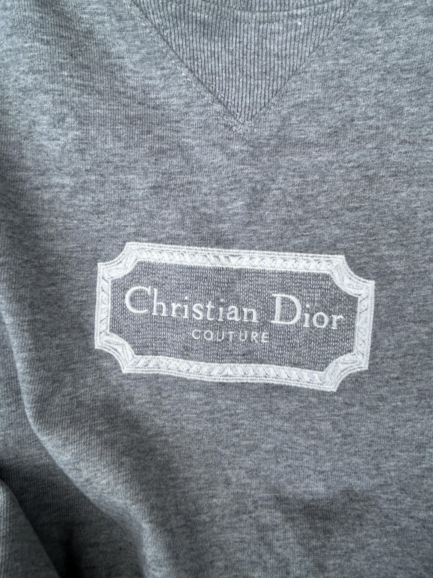 Dior embroidered logo tshirt