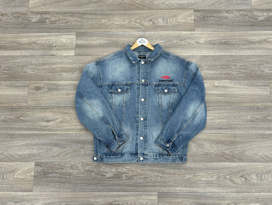 Balenciaga logo denim jacket