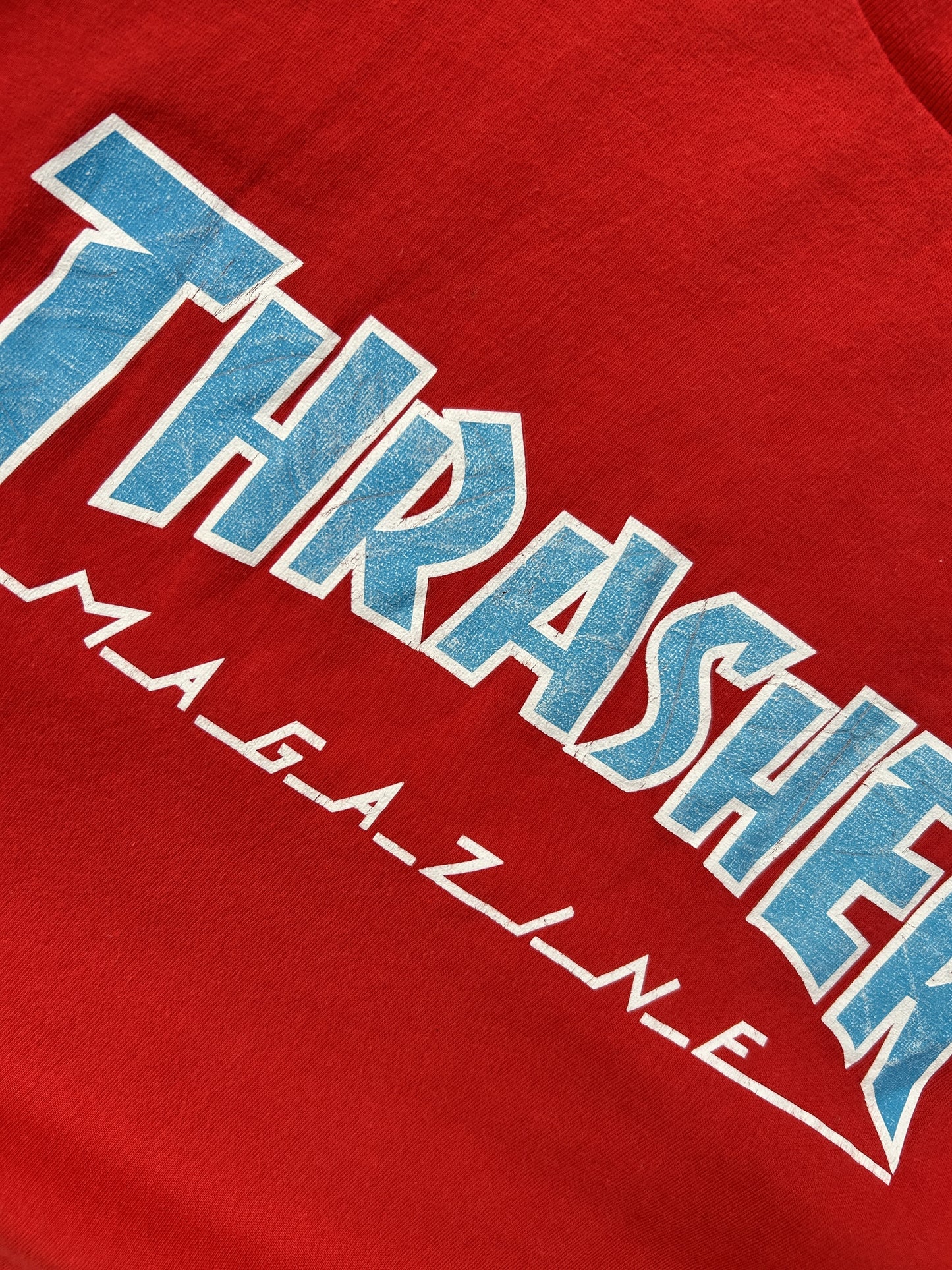 Thrasher logo print tshirt
