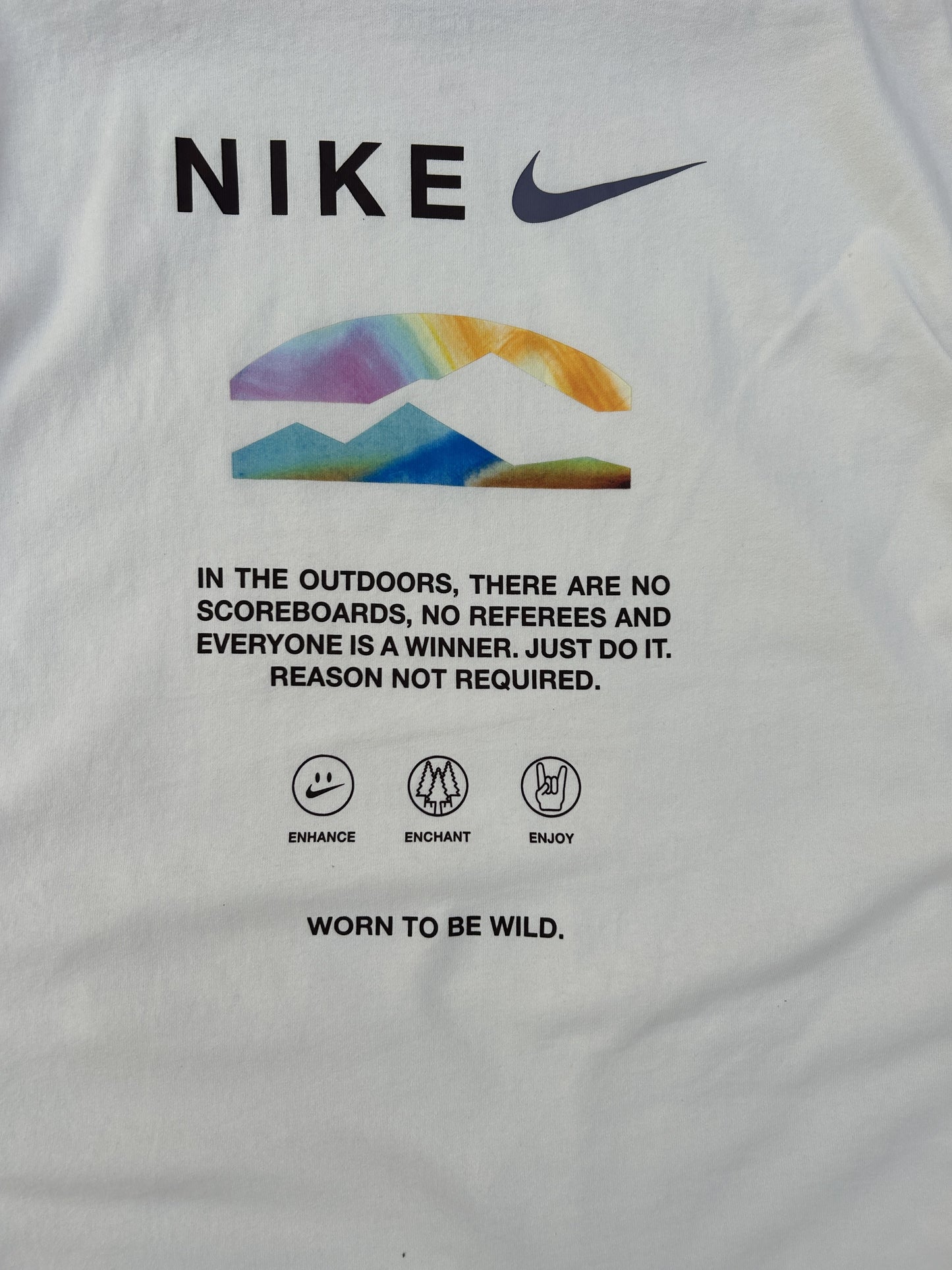 Nike logo print tshirt