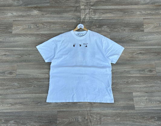 Off-White world peace logo print tshirt