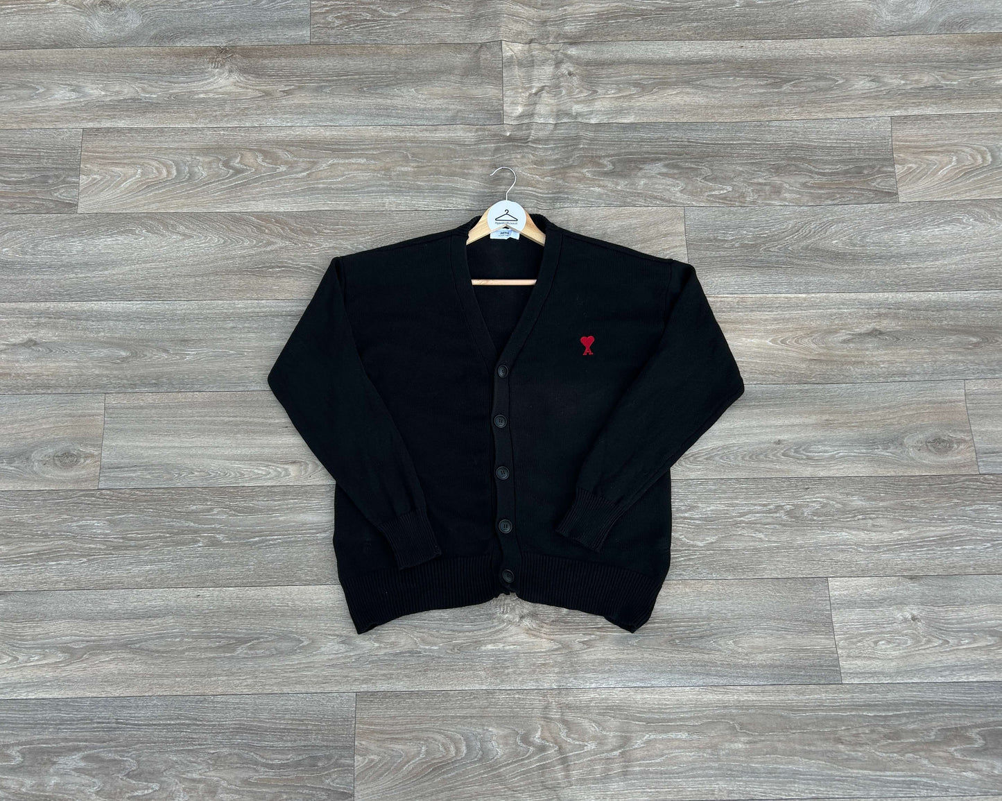 AMI logo cardigan