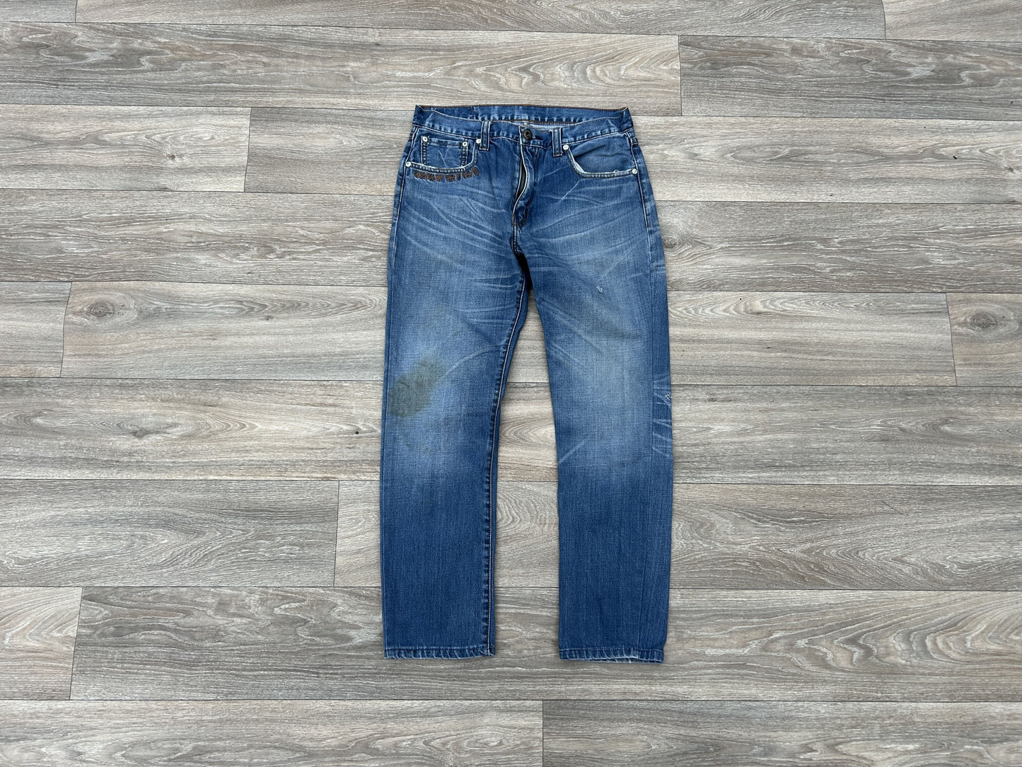 Stussy x Bape denim jeans