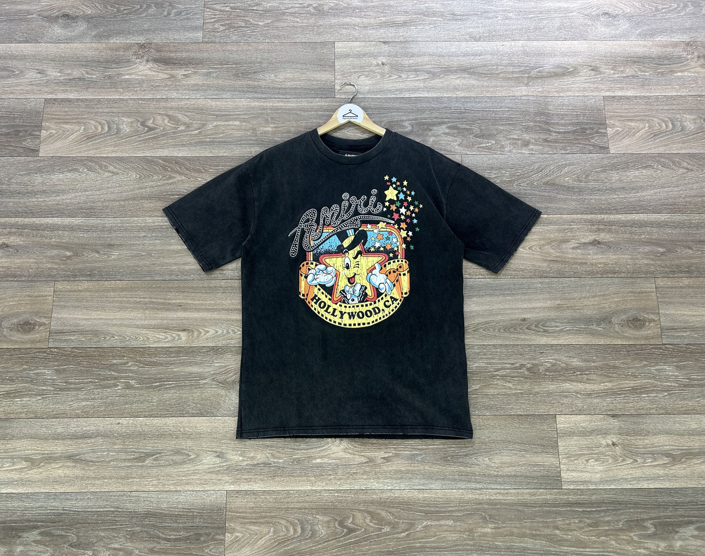 Amiri Mr Hollywood logo tshirt