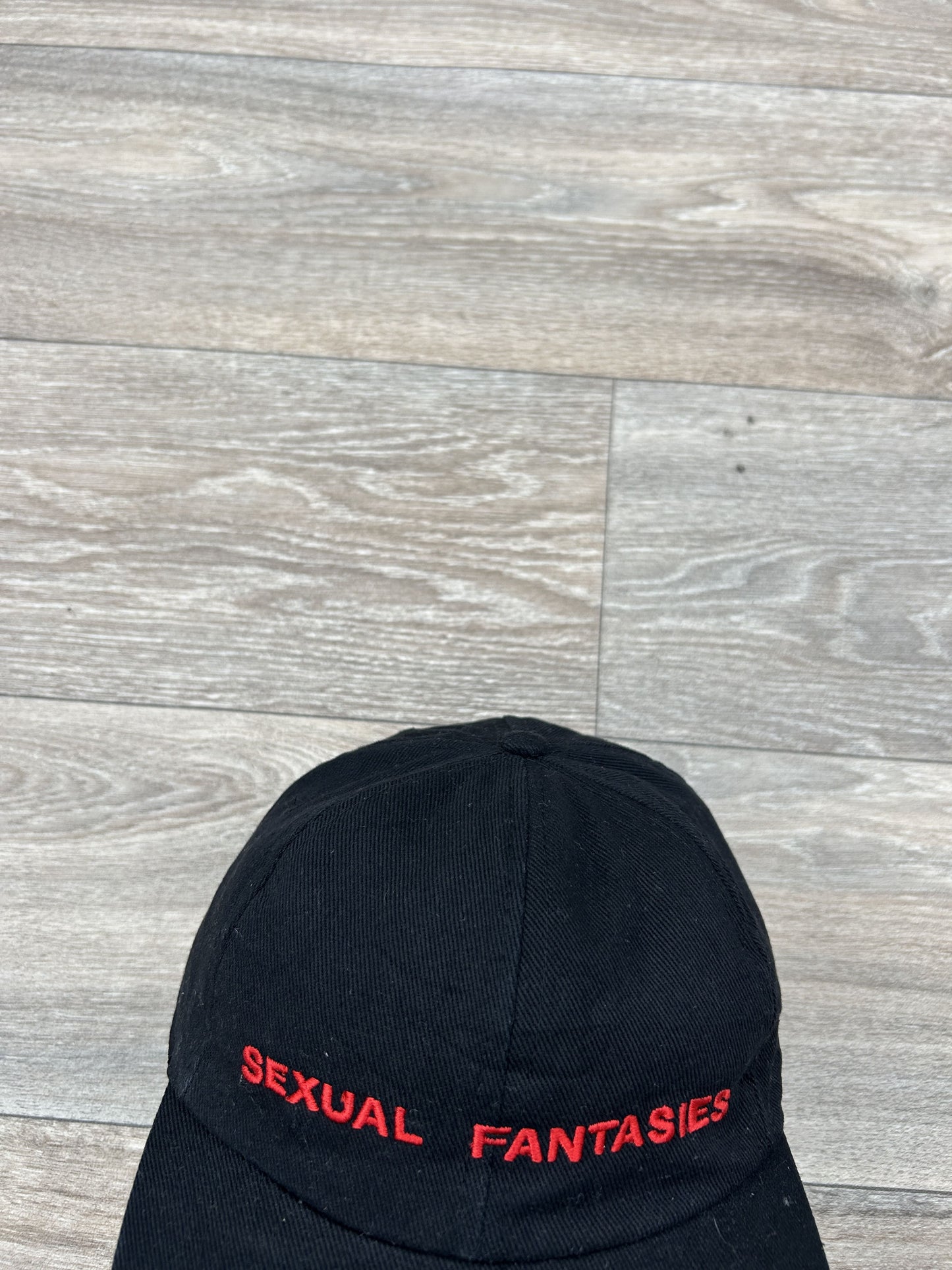 Vetements "Sexual Fantasies" logo cap