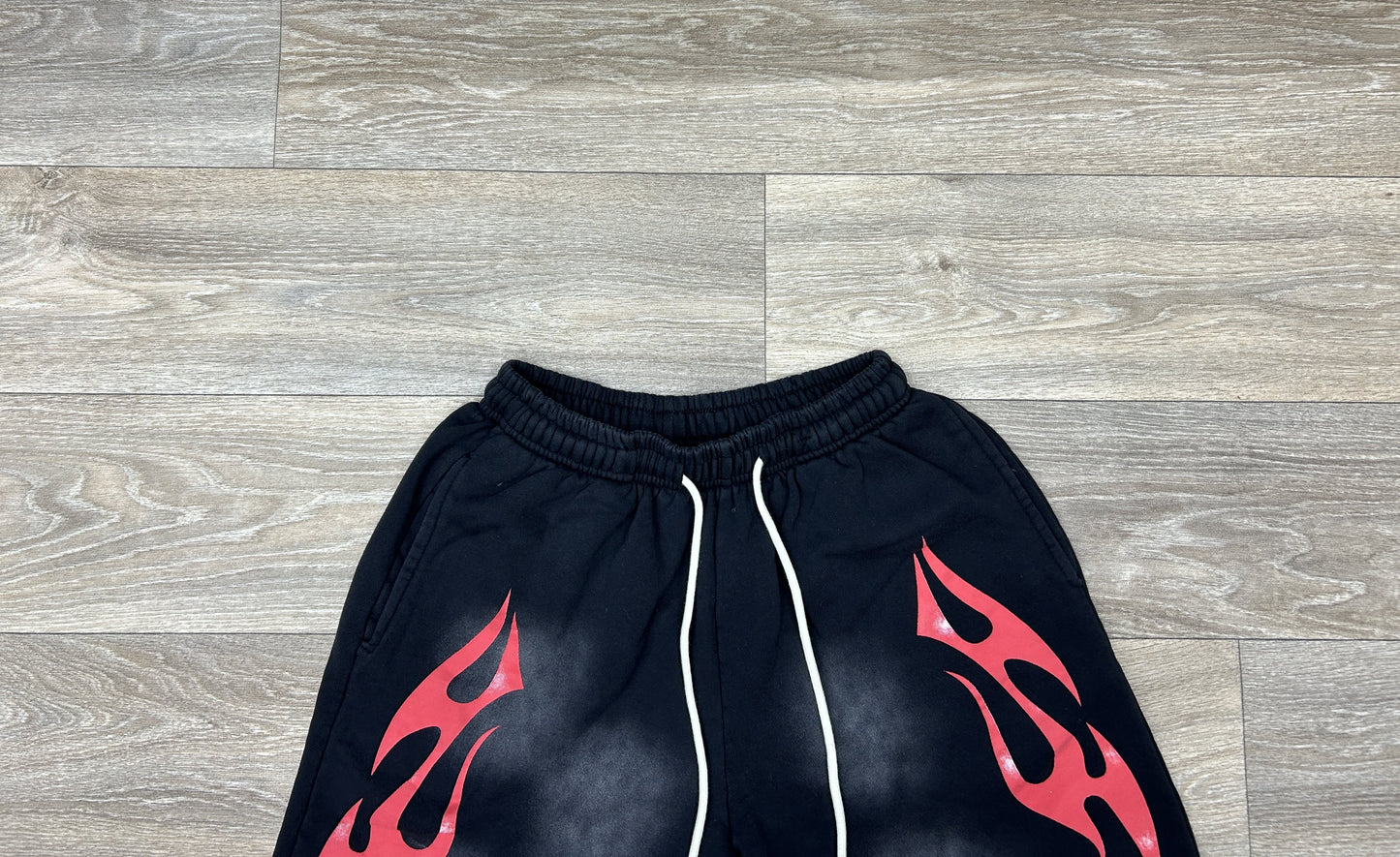 Hellstar logo print shorts