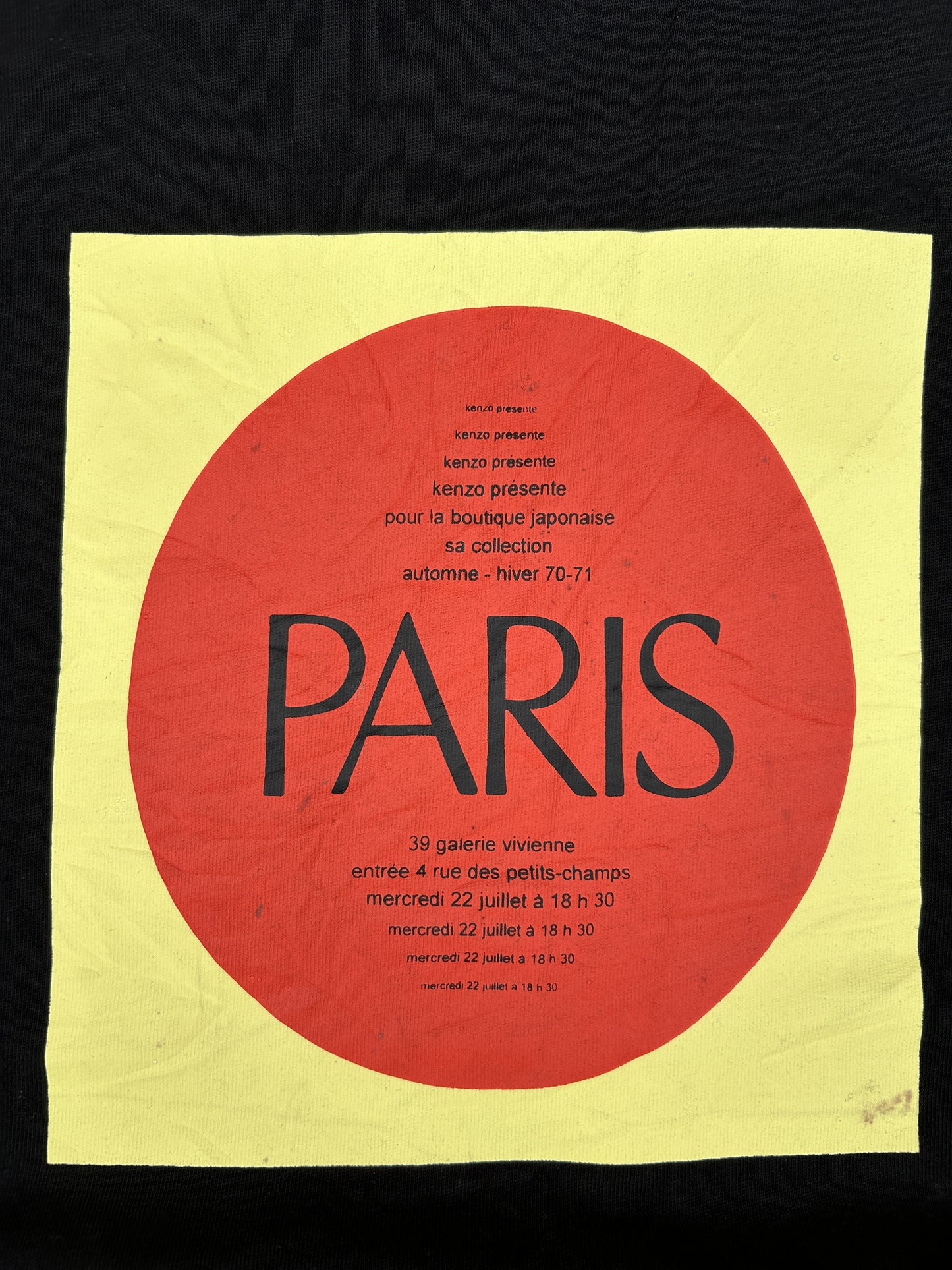 Kenzo Paris logo print tshirt